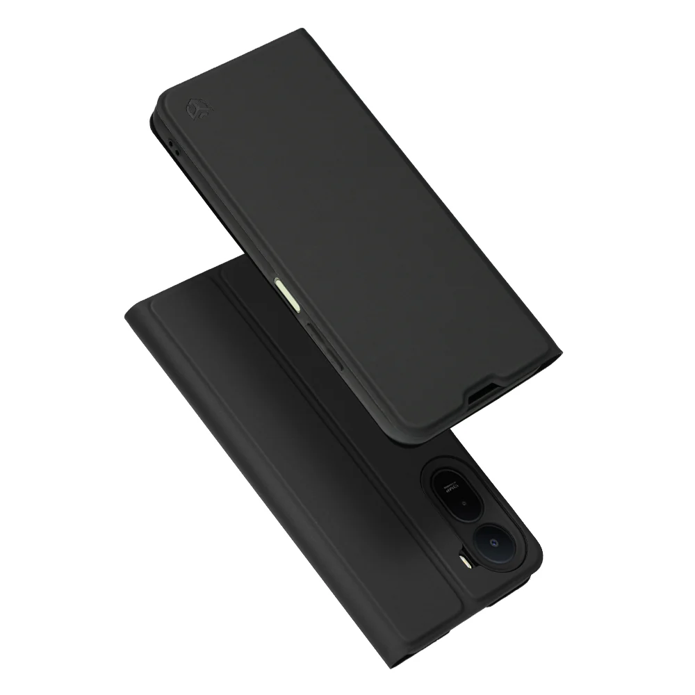 Case for Xiaomi Redmi A7 Pro 4G, Techsuit, Magskin Book, Black