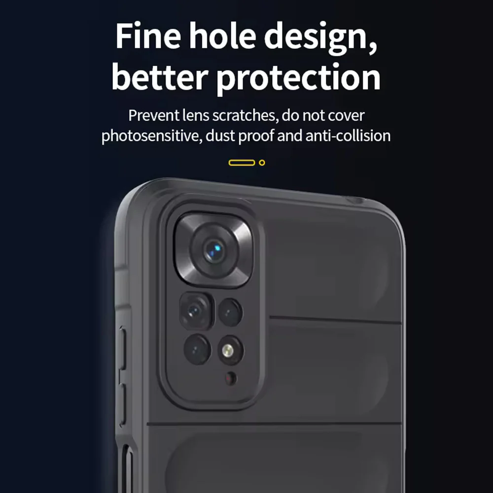 Case for Xiaomi Redmi Note 11S / Note 11, Techsuit, Magic Shield, Black - Image 2