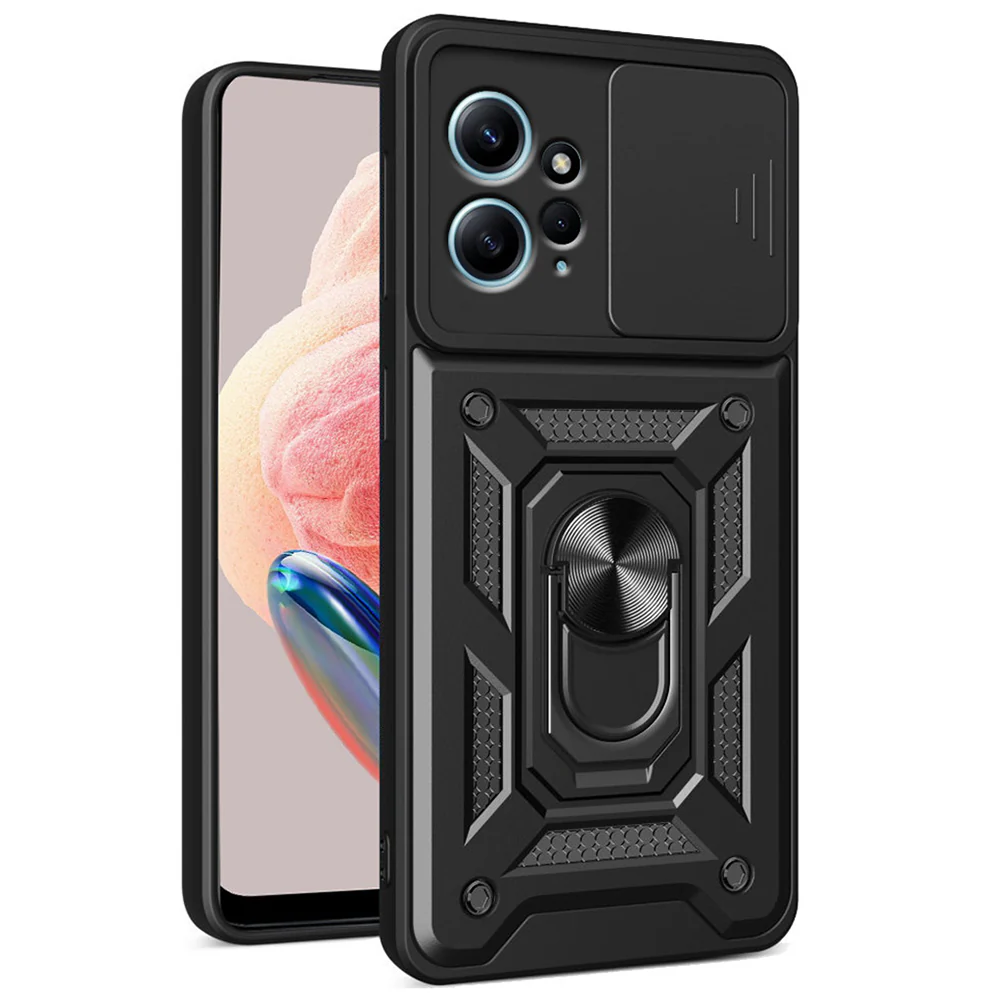 Case for Xiaomi Redmi Note 12 4G, Techsuit, CamShield, Black - Image 3