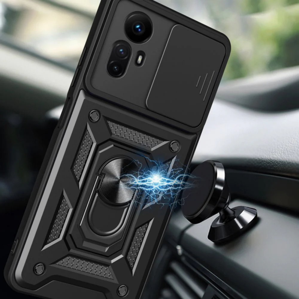 Case for Xiaomi Redmi Note 12S, Techsuit, CamShield, Black - Image 3