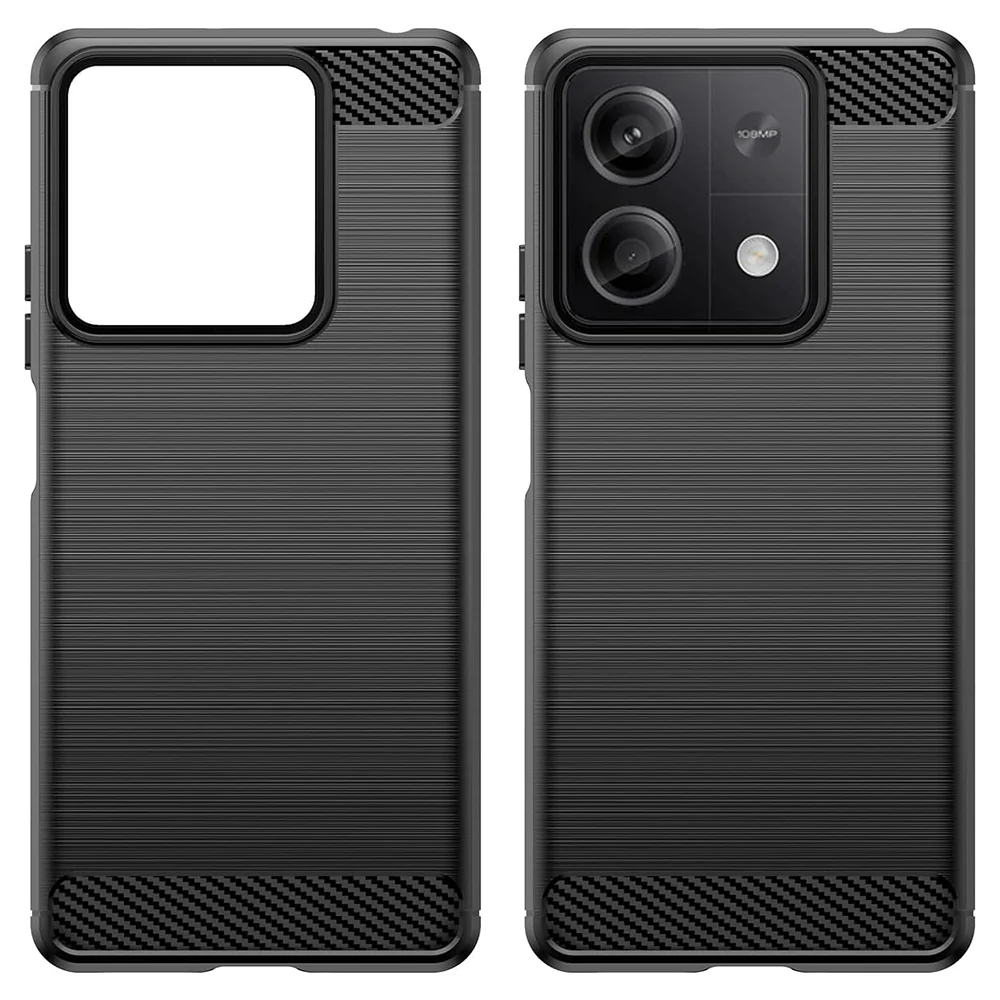 Case for Xiaomi Redmi Note 13 4G, Techsuit, Carbon, Black - Image 3