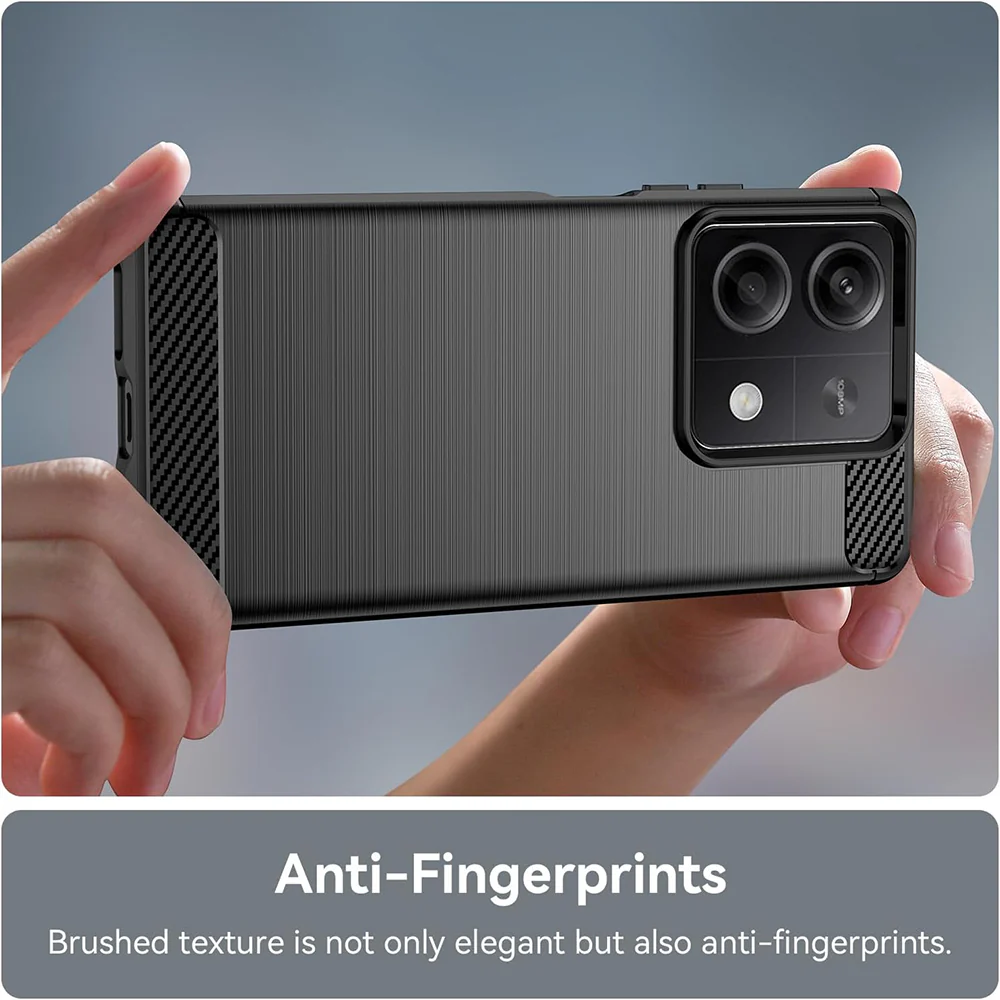 Case for Xiaomi Redmi Note 13 4G, Techsuit, Carbon, Black - Image 4