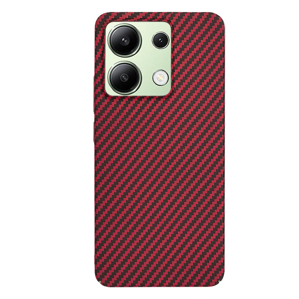 Case for Xiaomi Redmi Note 13 4G, Techsuit, Carbonite FiberShell, Red - Image 3