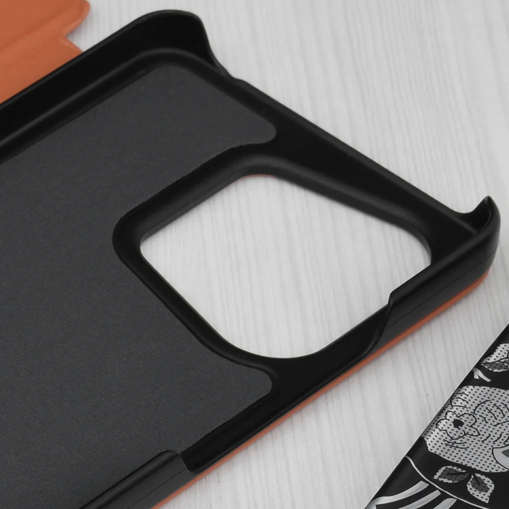 Case for Xiaomi Redmi Note 13 4G, Techsuit, eFold, Orange - Image 3
