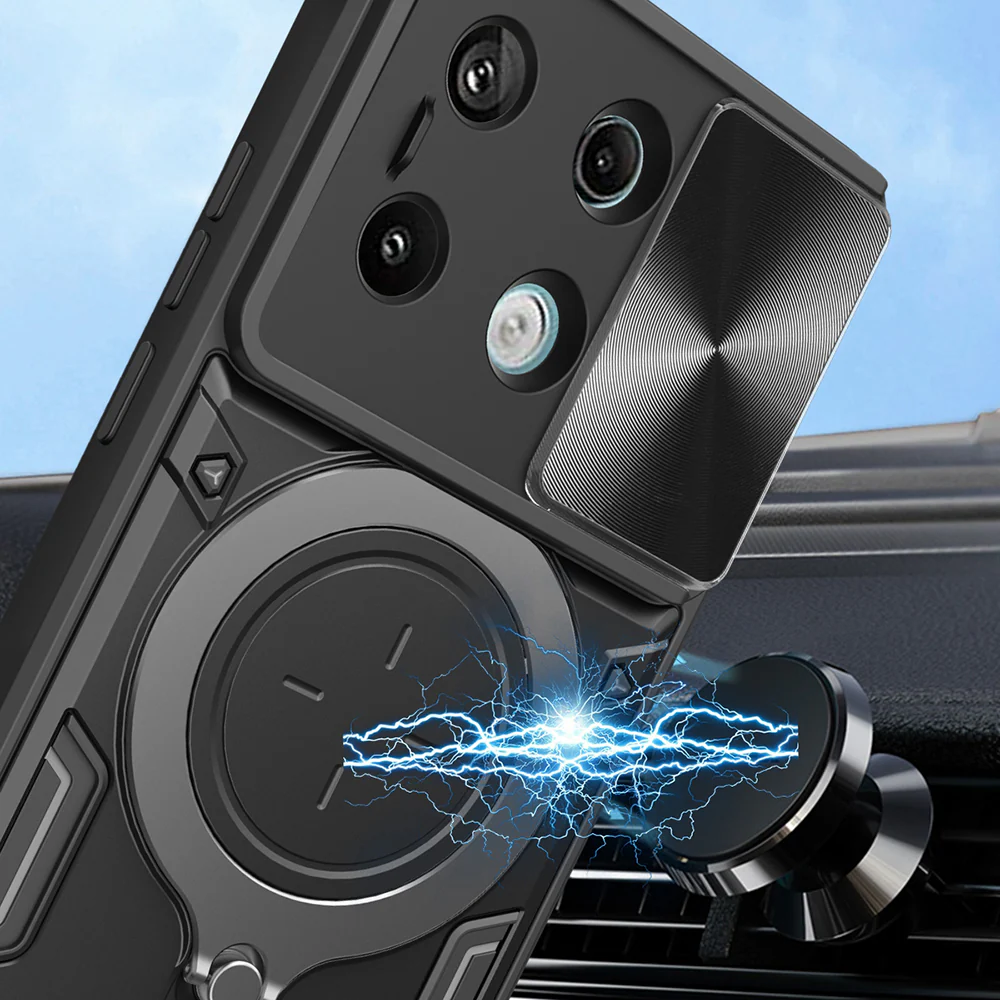 Case for Xiaomi Redmi Note 13 5G, Techsuit, CamGuard Pro, Black - Image 4