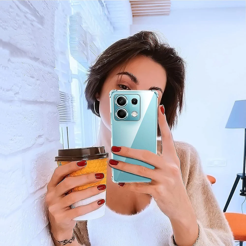 Case for Xiaomi Redmi Note 13 5G, Techsuit, Shockproof Clear, Transparent - Image 6