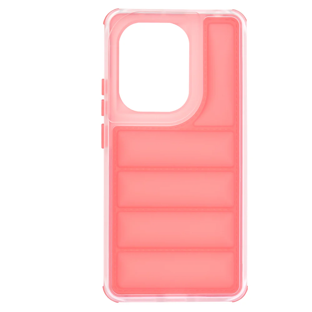 Case for Xiaomi Redmi Note 13 Pro 4G / Poco M6 Pro 4G, Techsuit, Wave Shield, Red - Image 2