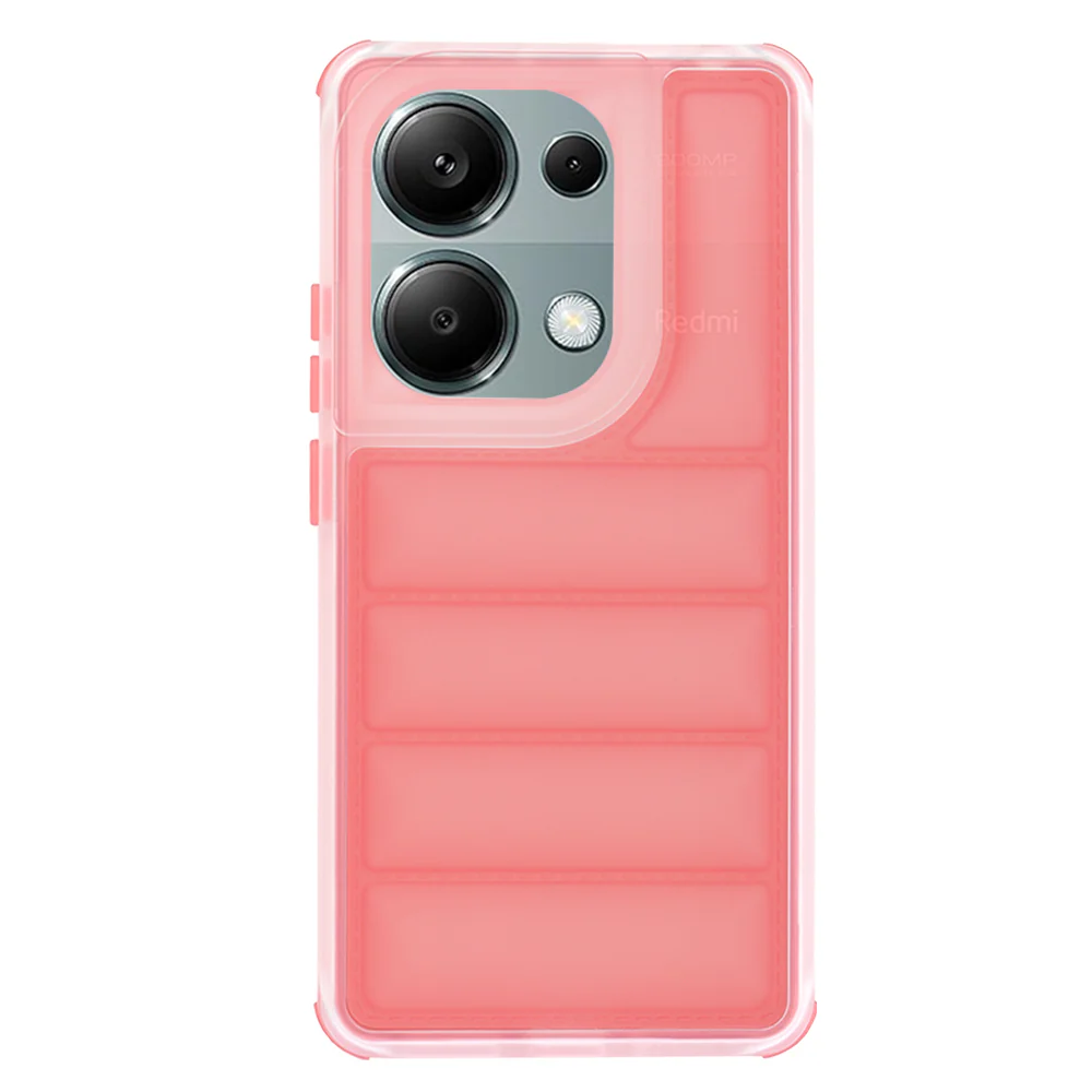 Case for Xiaomi Redmi Note 13 Pro 4G / Poco M6 Pro 4G, Techsuit, Wave Shield, Red - Image 3
