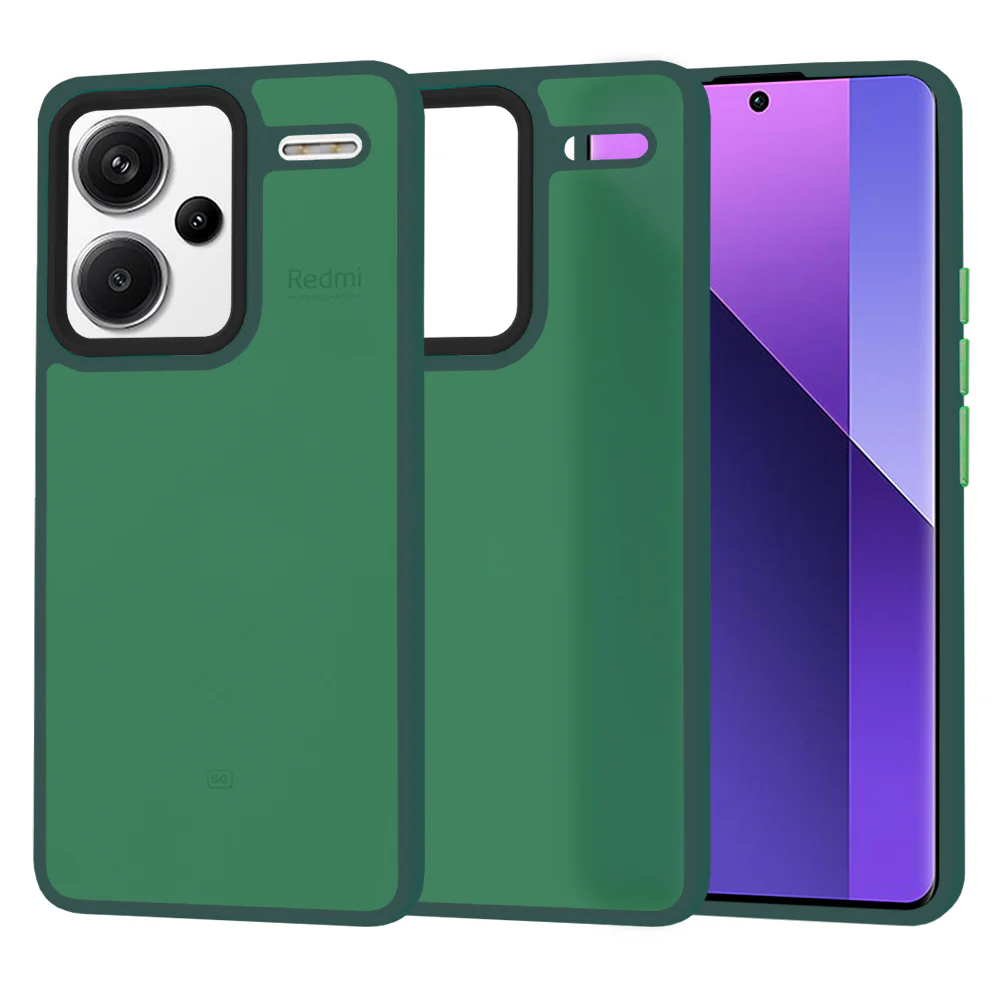 Case for Xiaomi Redmi Note 13 Pro+, Techsuit, HaloFrost, Green