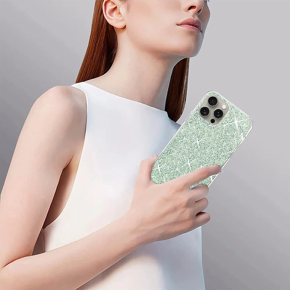 Case for Xiaomi Redmi Note 13 Pro+, Techsuit, Sparkly Glitter, Purple - Image 5