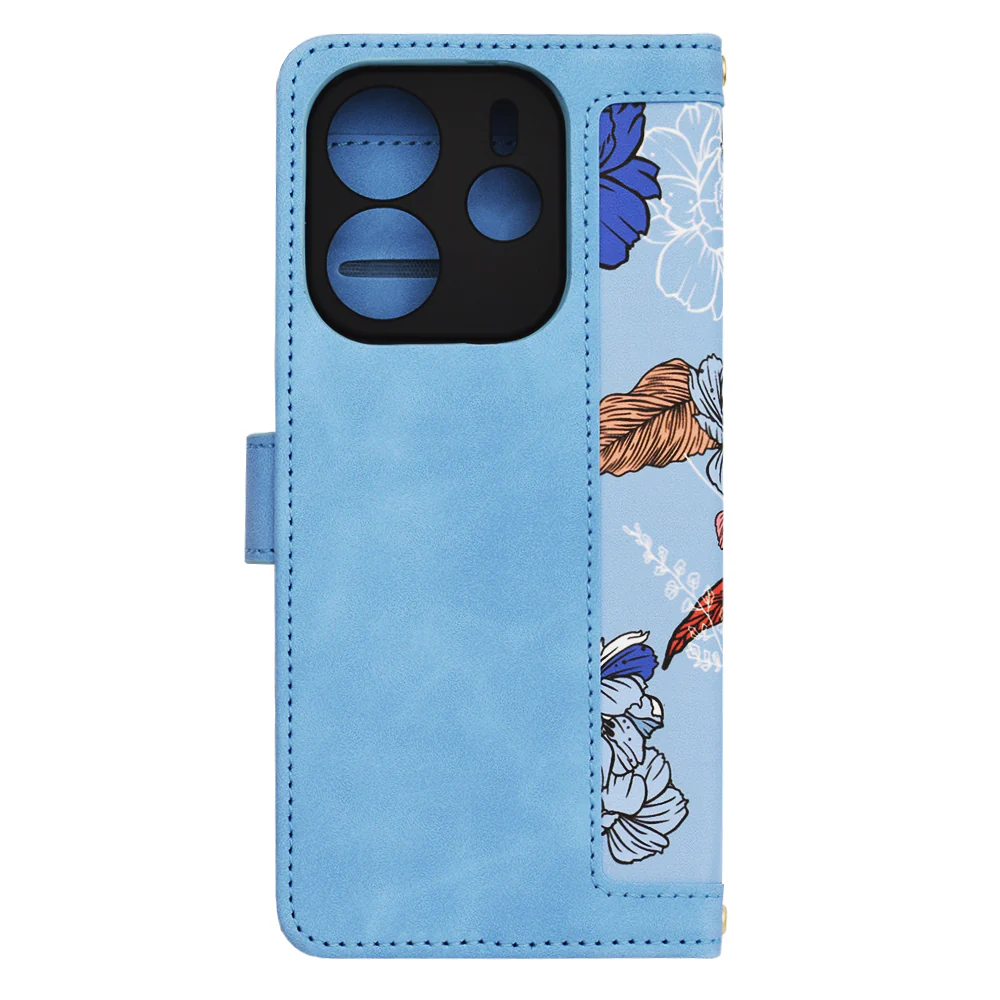 Case for Xiaomi Redmi Note 14 4G (Regional), Techsuit, FlipCraft, Blue - Image 3