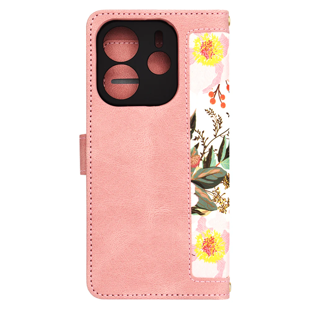 Case for Xiaomi Redmi Note 14 4G (Regional), Techsuit, FlipCraft, Pink - Image 3