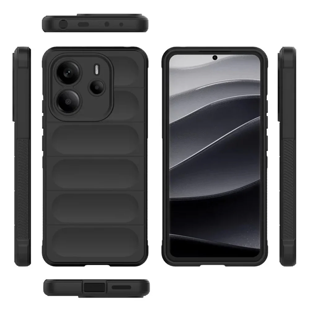 Case for Xiaomi Redmi Note 14 4G (Standard), Techsuit, Magic Shield, Black - Image 3