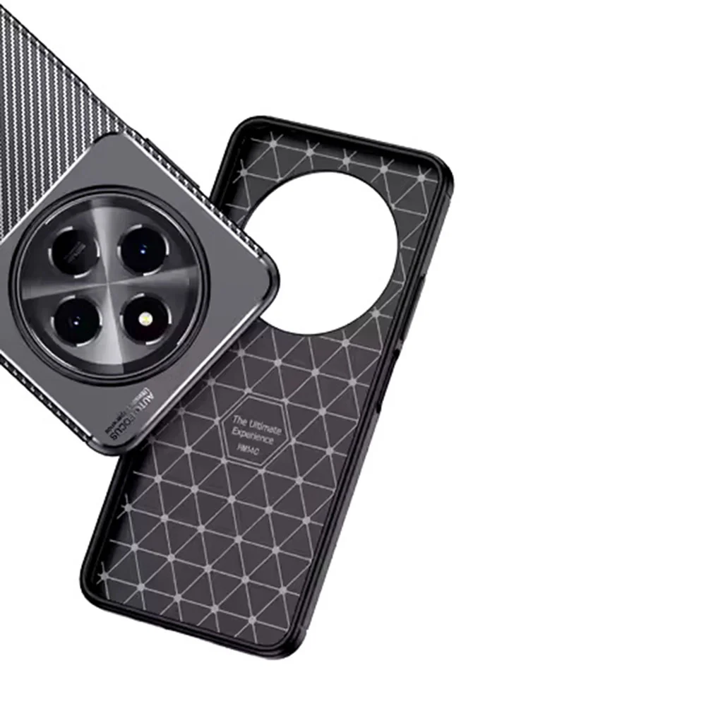 Case for Xiaomi Redmi Note 14 Pro 4G, Techsuit, CarbonFiber, Black - Image 4