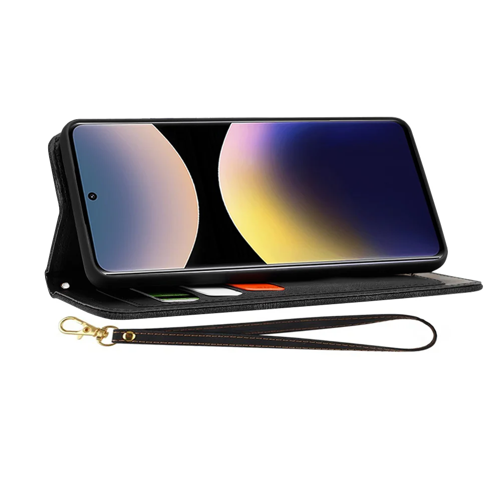 Case for Xiaomi Redmi Note 14 Pro 4G, Techsuit, FlipCraft, Black - Image 4