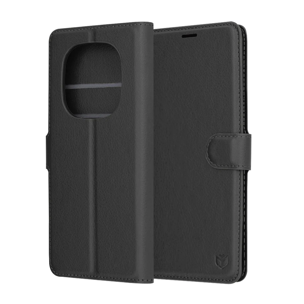 Case for Xiaomi Redmi Note 14 Pro 4G, Techsuit, Leather Folio, Black - Image 6