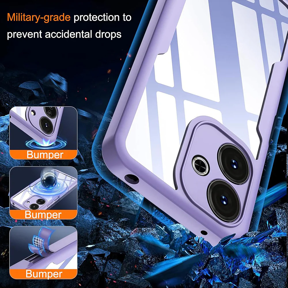 Case for Xiaomi Redmi Note 14 Pro+ 5G / Note 14 Pro 5G / Poco X7, Techsuit, ColorVerse 360, Purple - Image 3