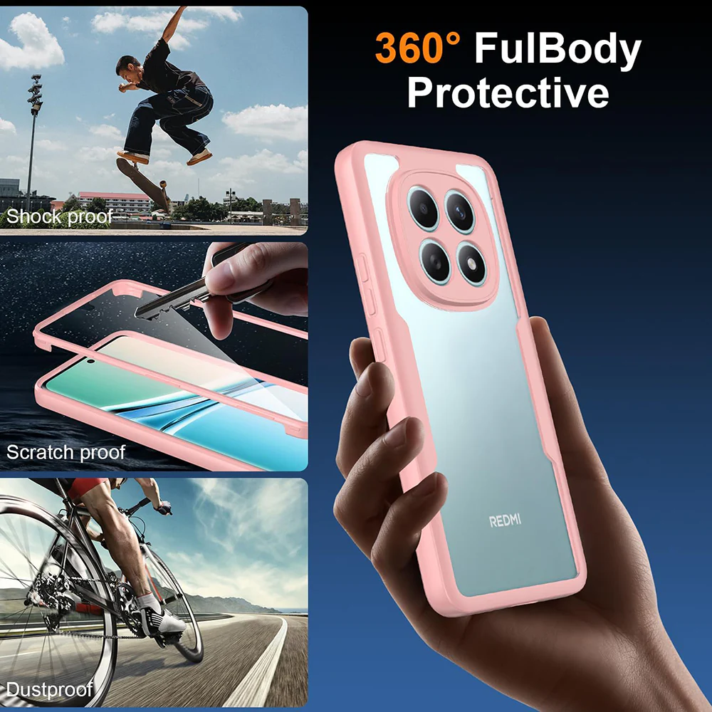 Case for Xiaomi Redmi Note 15 4G, Techsuit, ColorVerse 360, Pink - Image 6