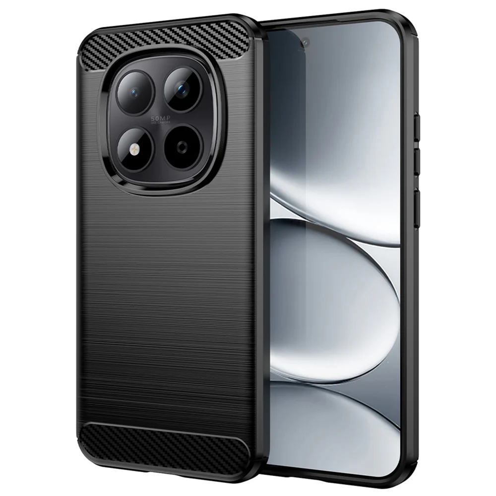 Case for Xiaomi Redmi Note 15 Pro 4G, Techsuit, Carbon, Black