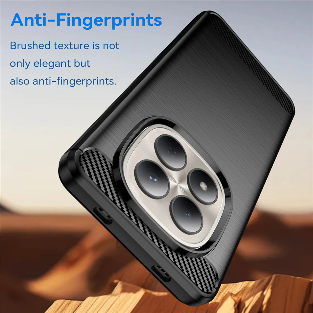 Case for Xiaomi Redmi Note 15 Pro 4G, Techsuit, Carbon, Black - Image 5