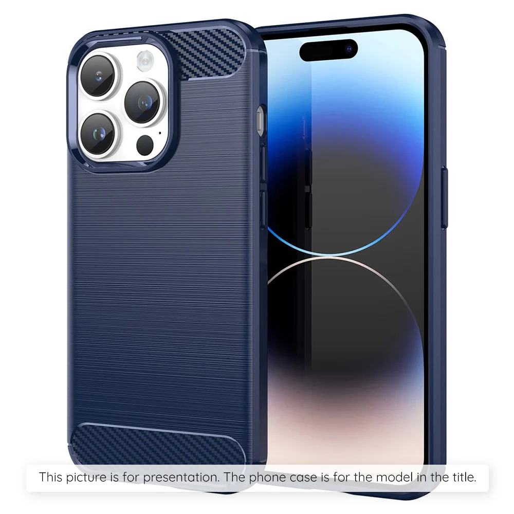 Case for Xiaomi Redmi Note 15 Pro 5G, Techsuit, Carbon, Blue