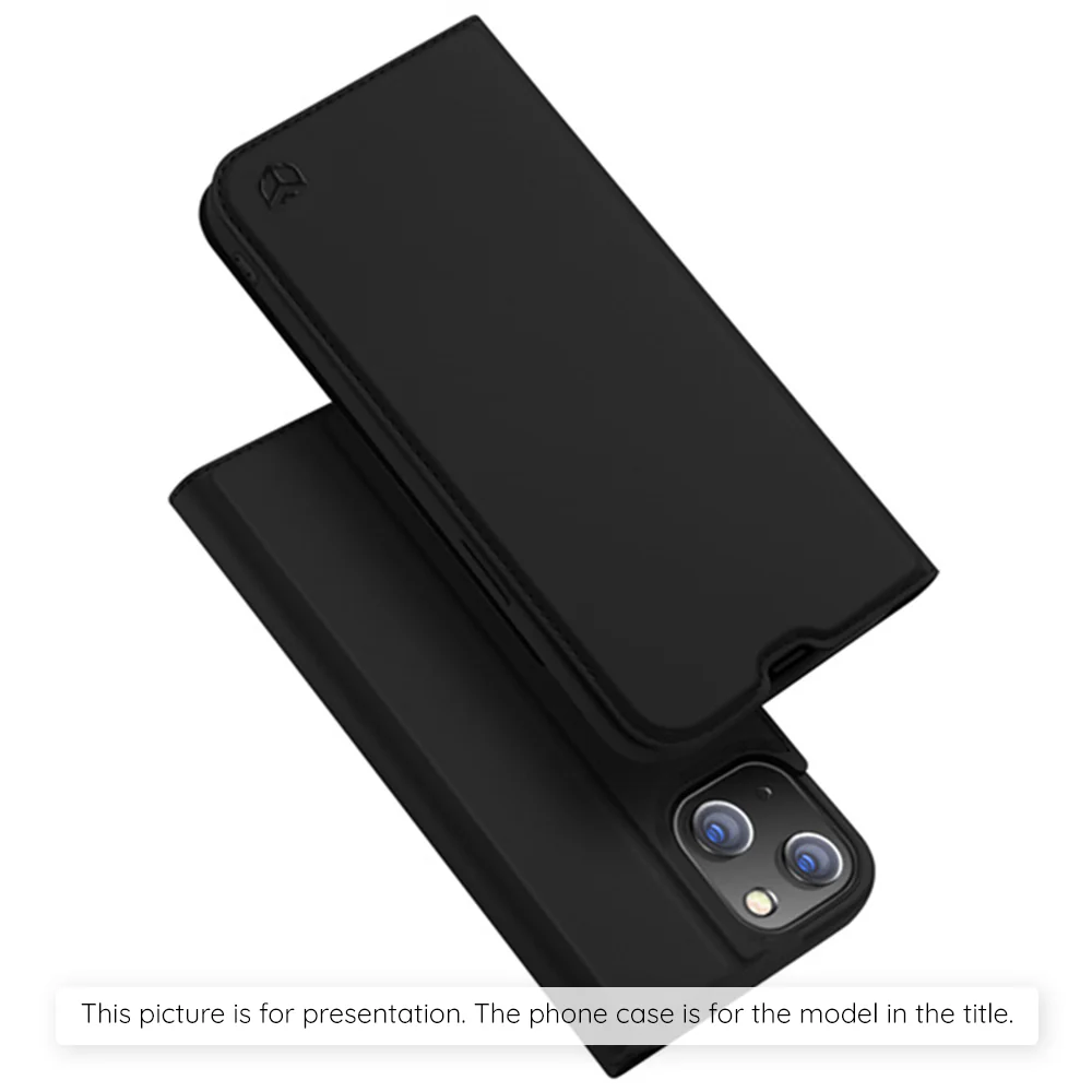 Case for Xiaomi Redmi Note 15 Pro 5G, Techsuit, Magskin Book, Black