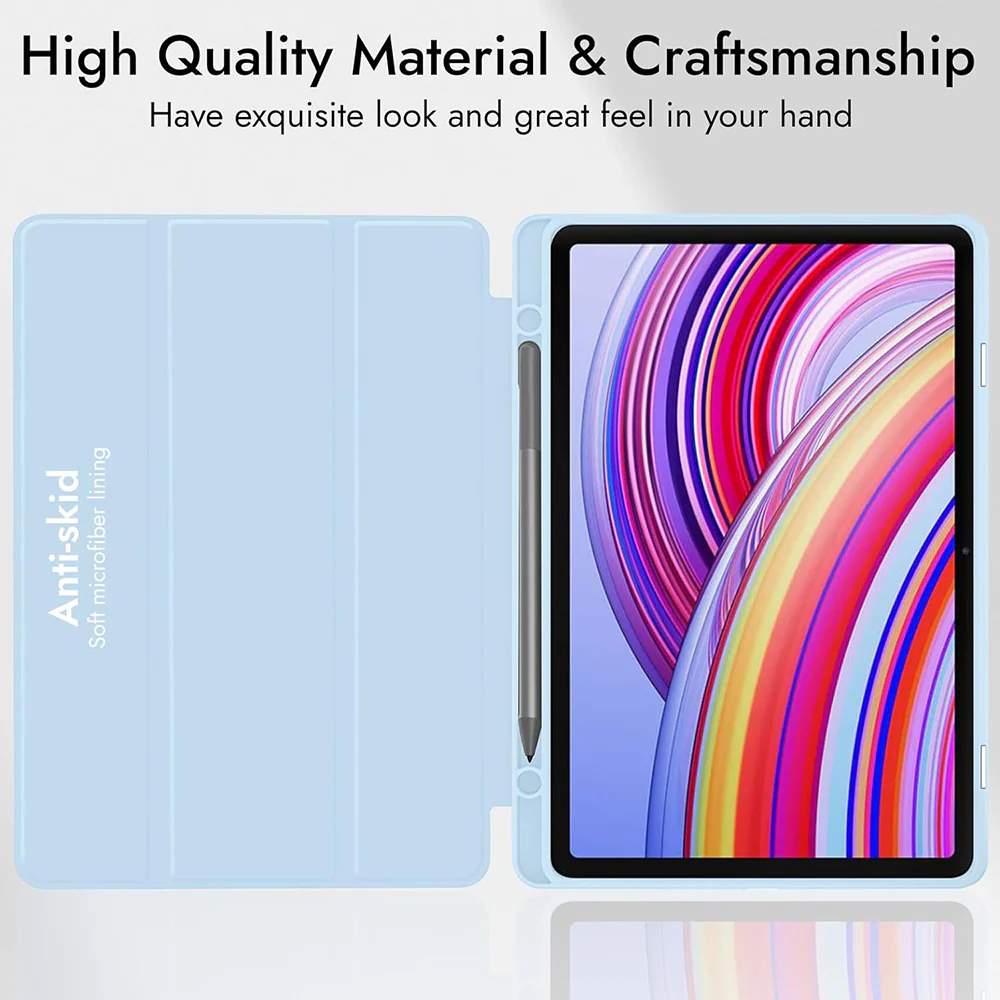 Case for Xiaomi Redmi Pad 2 Pro, Techsuit, Flex Trifold, Pink - Image 3