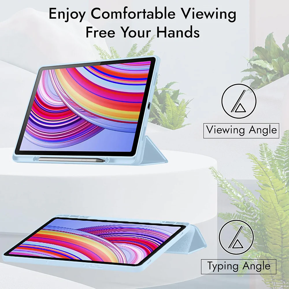 Case for Xiaomi Redmi Pad 2 Pro, Techsuit, Flex Trifold, Purple - Image 5
