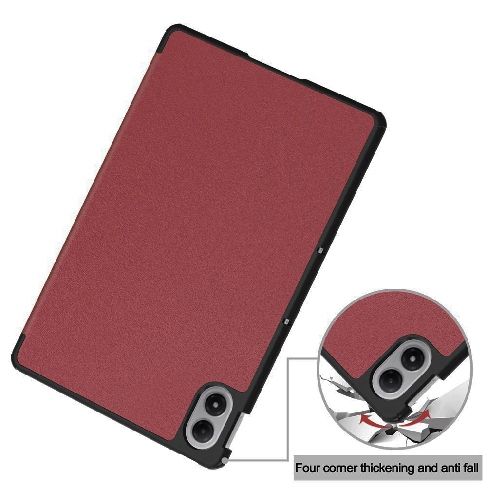 Case for Xiaomi Redmi Pad 2 Pro, Techsuit, FoldPro, Red - Image 3