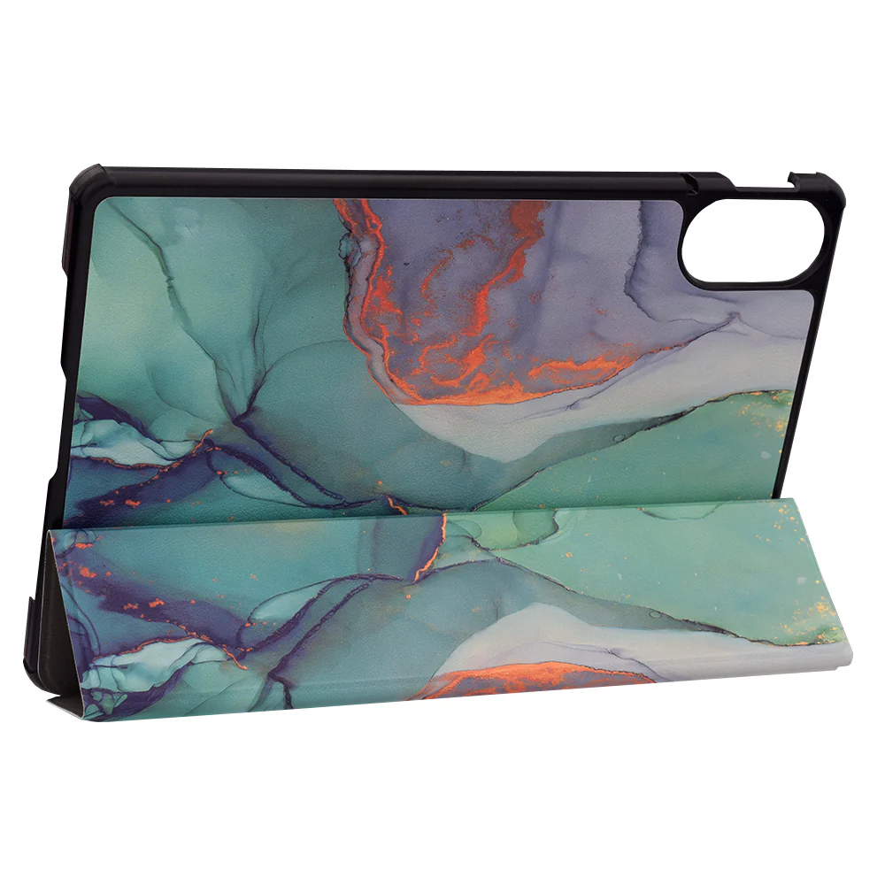 Case for Xiaomi Redmi Pad 2, Techsuit, FoldPro Green Time, Multicolor - Image 6