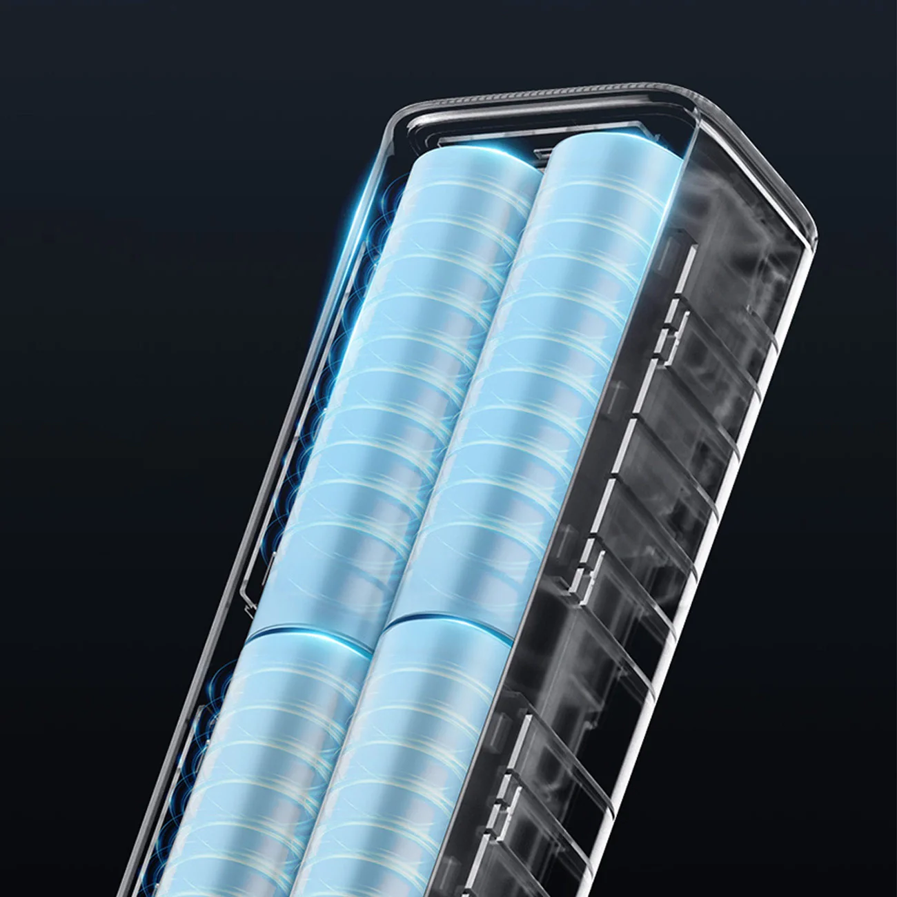 Cuktech External Battery, 10000mAh, 150W, QC + PD, 1 x USB-A - 1 x USB-C, Black CKPB100PGLBL - Image 3
