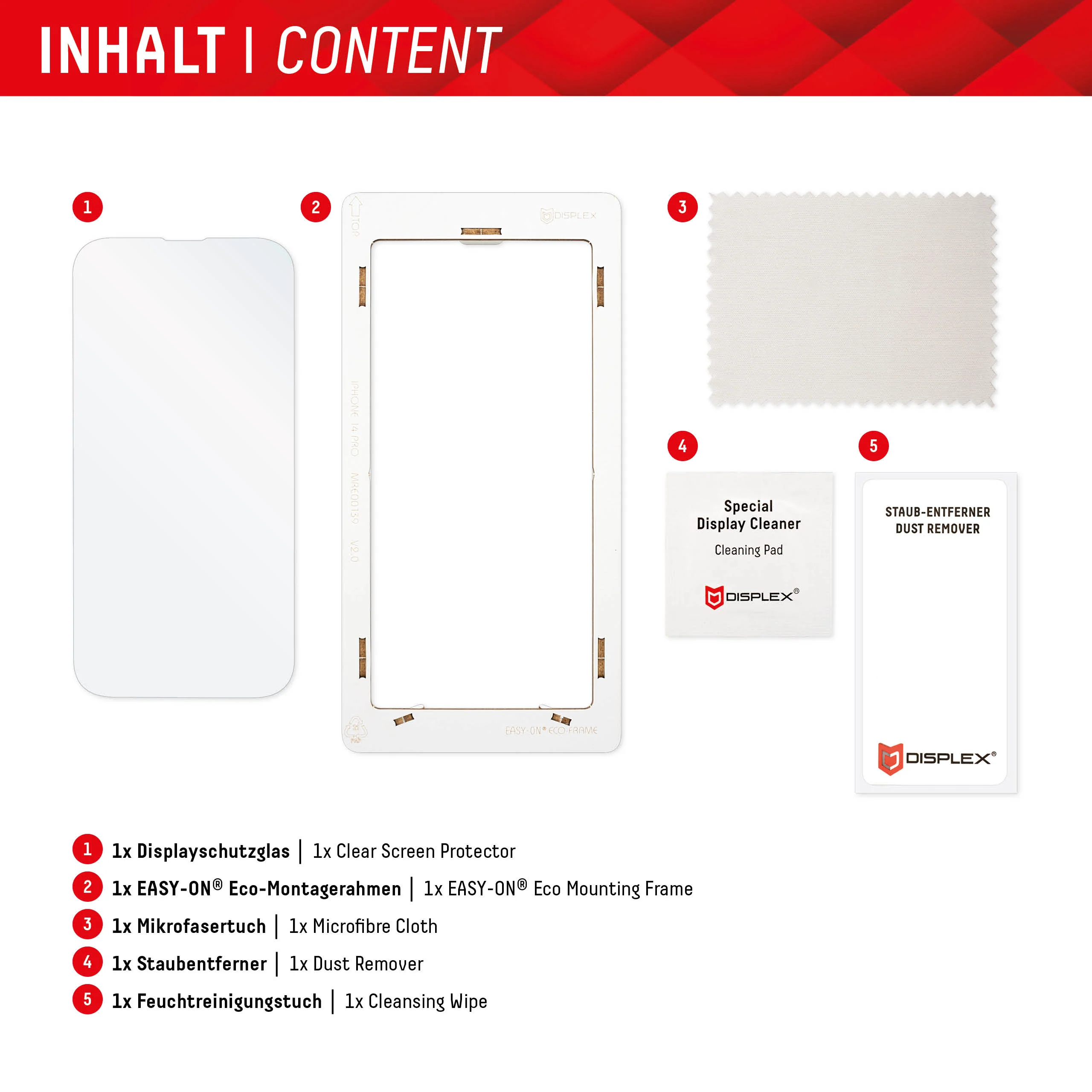 Displex Real Glass Screen Protector for Google Pixel 8 Pro, Tempered Glass, Full Glue, 2D - Image 5