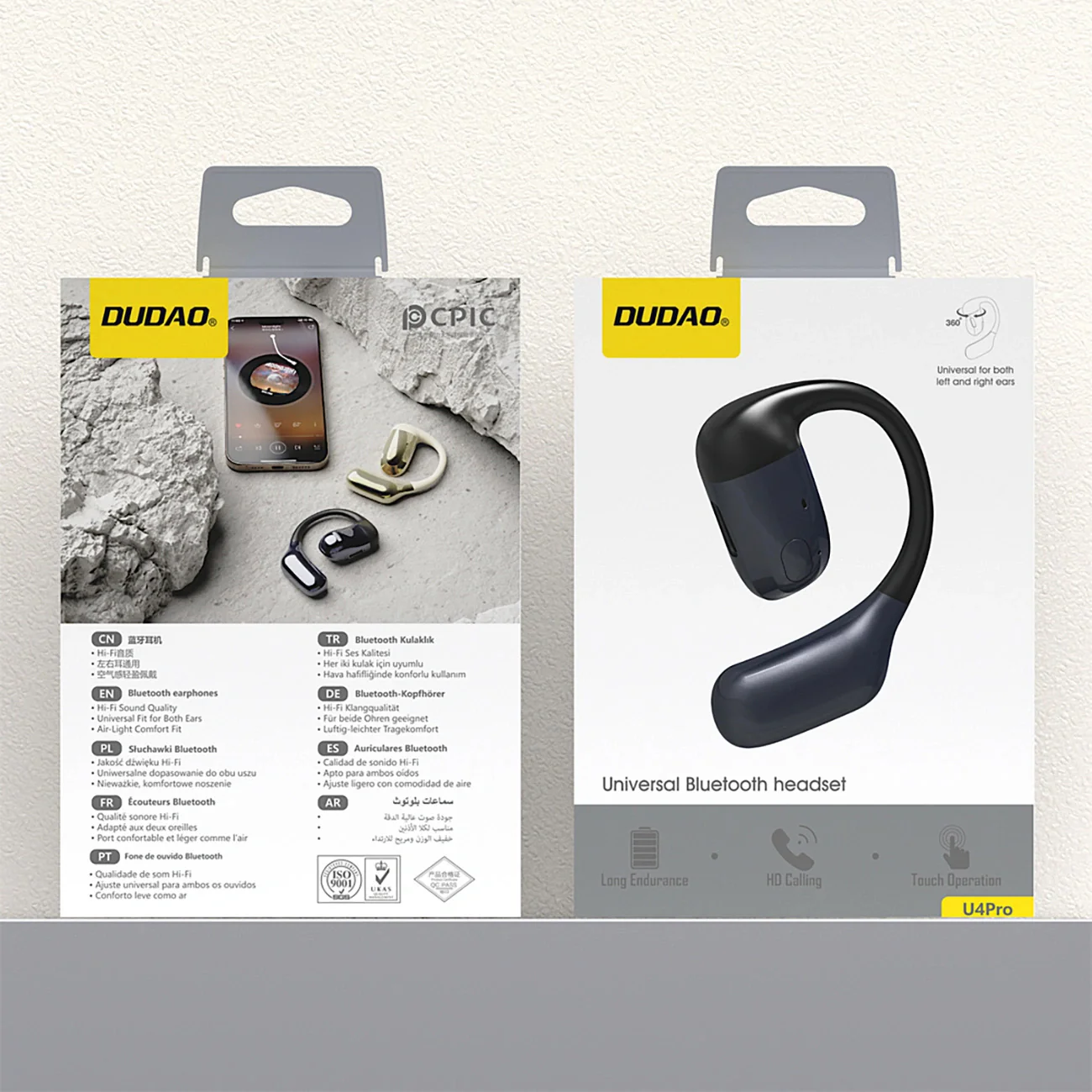 Dudao U4Pro Bluetooth Handsfree, A2DP, Black - Image 8