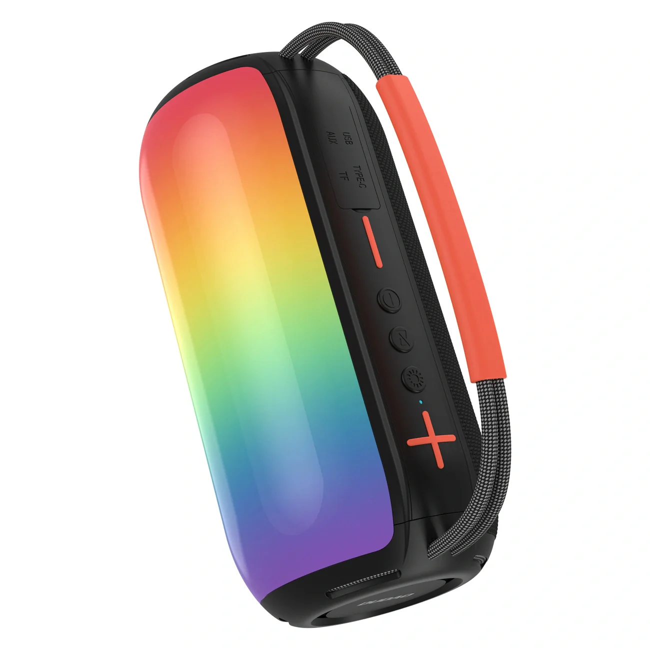 Dudao Y21 Portable Bluetooth Speaker, 2 x 5W, TWS, RGB, Black - Image 2