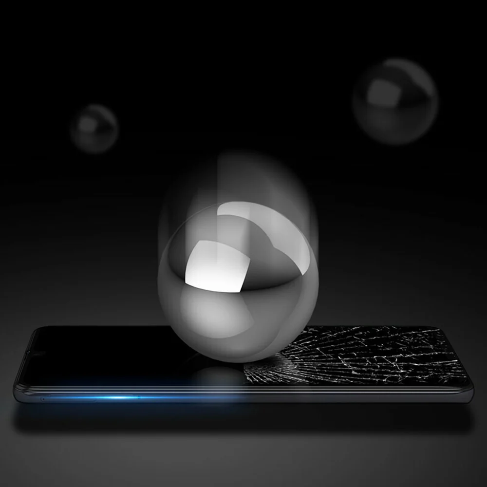 DUX DUCIS Screen Protector for Samsung Galaxy M35, Tempered Glass, Edge Glue, Black - Image 5