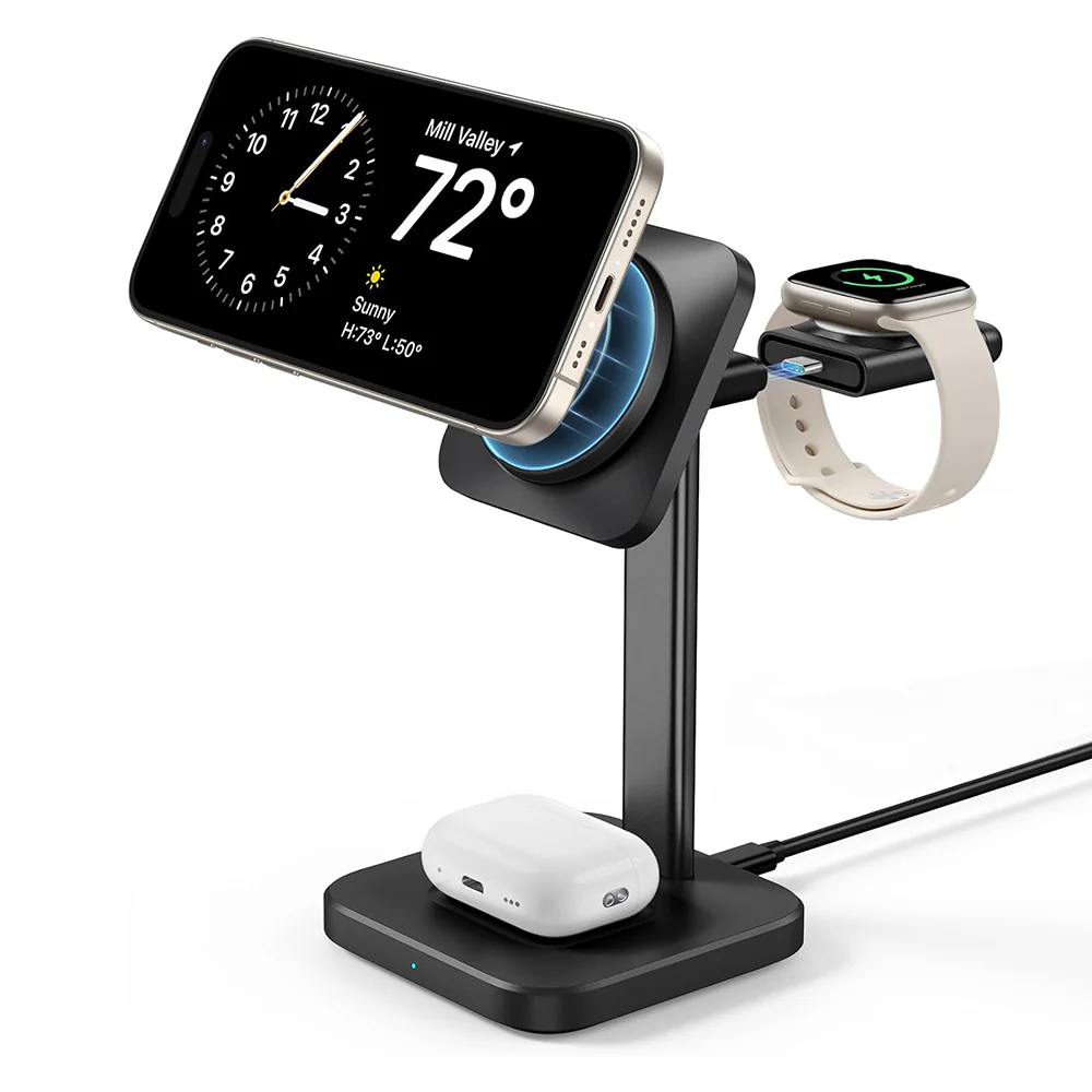 ESR HaloLock 3in1 Wireless Network Charger, 15W, 1.67A, Black