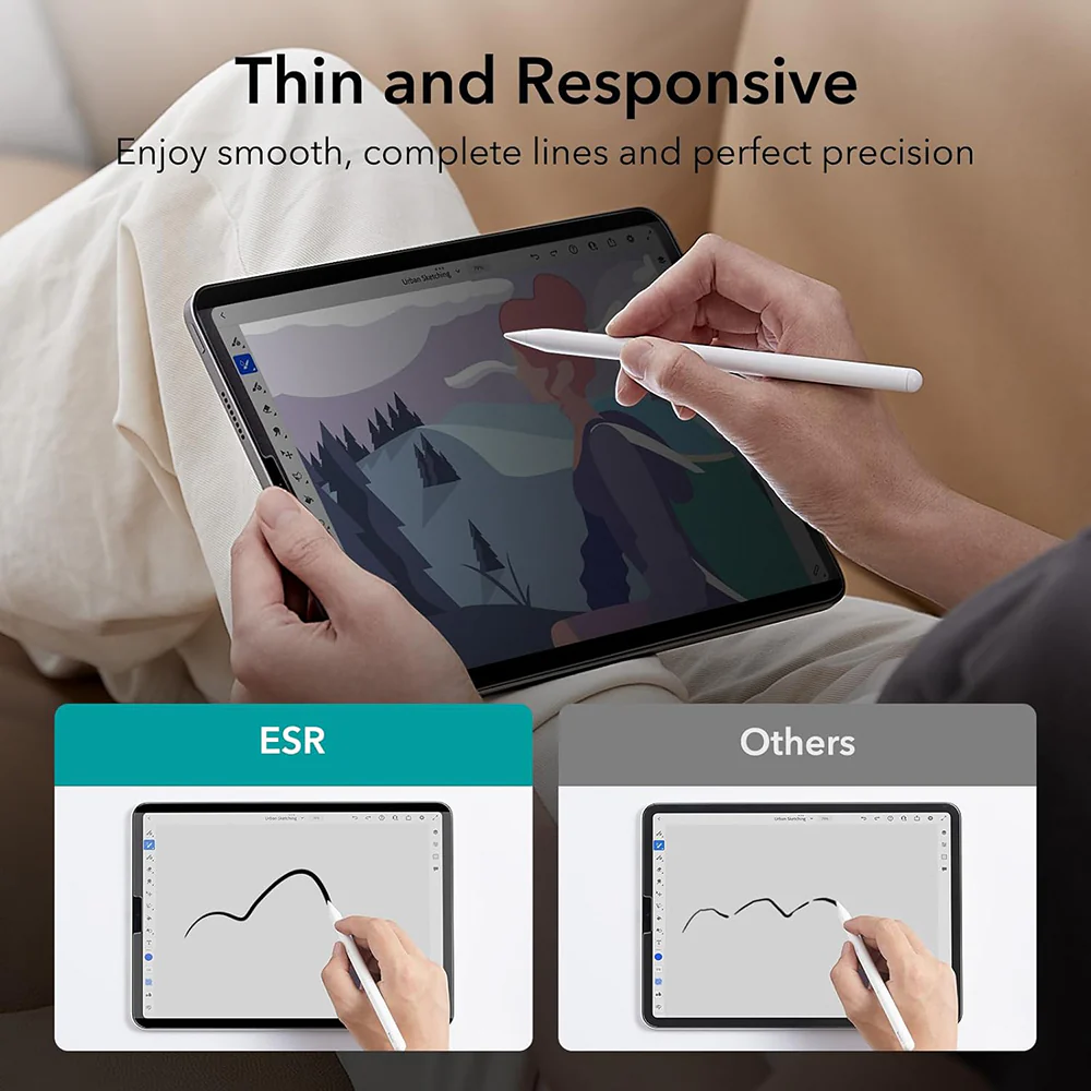 ESR Magnetic Privacy Screen Protector for Apple iPad Air 11 (2026) / Air 11 (2025), Plastic - Image 5
