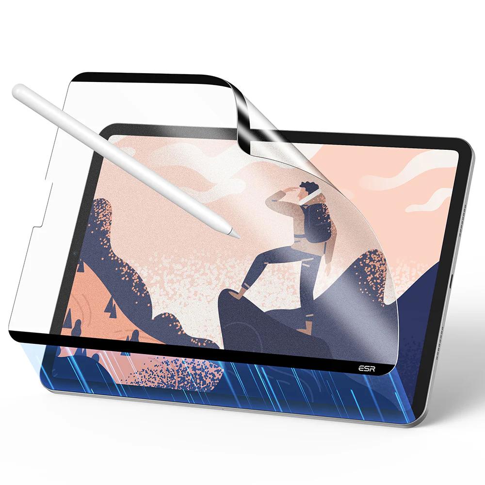 ESR Paper Feel Magnetic Screen Protector for Apple iPad Air 13 (2026) / Air 13 (2025) / Air 13 (2024), Plastic