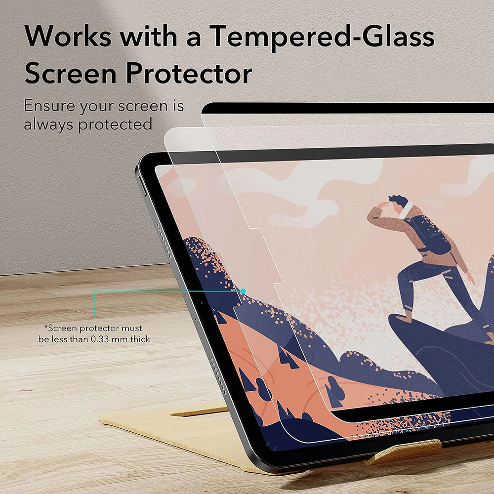 ESR Paper Feel Magnetic Screen Protector for Apple iPad Air 13 (2026) / Air 13 (2025) / Air 13 (2024), Plastic - Image 5