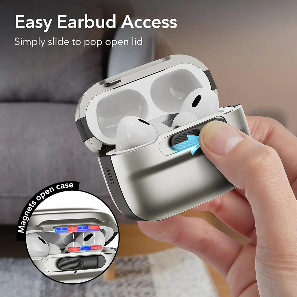 ESR Pulse Case for Apple AirPods Pro Series, Gray - Image 5