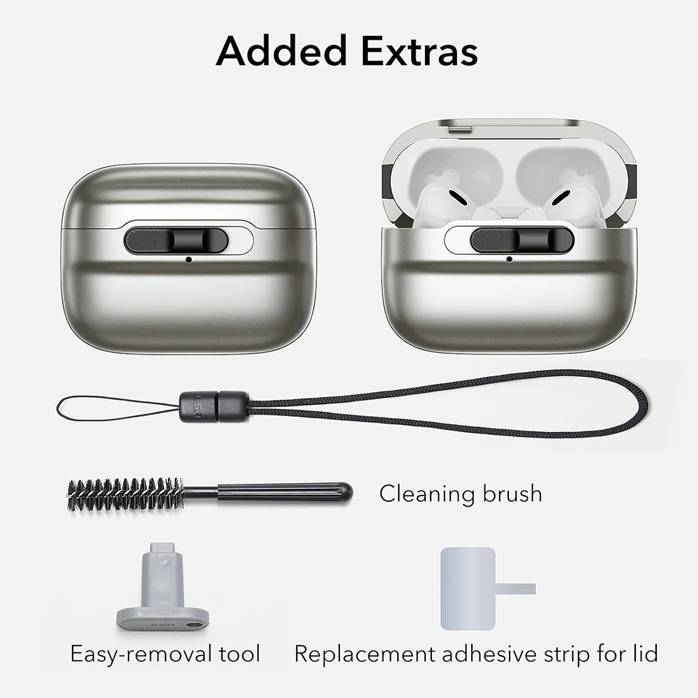 ESR Pulse Case for Apple AirPods Pro Series, Gray - Image 7