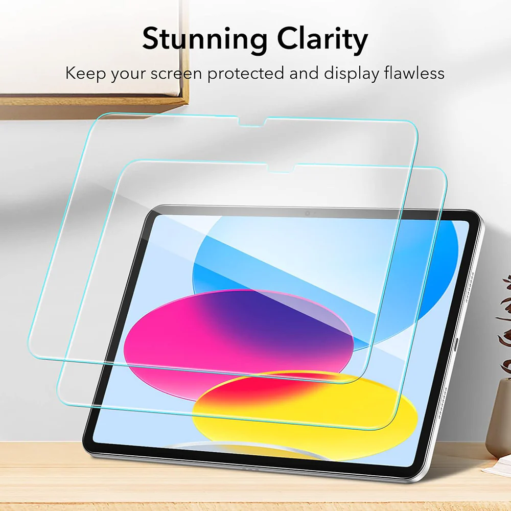 ESR Screen Protector for Apple iPad (2025) / (2022), Tempered Glass, Full Glue, Set of 2 Pieces - Image 7