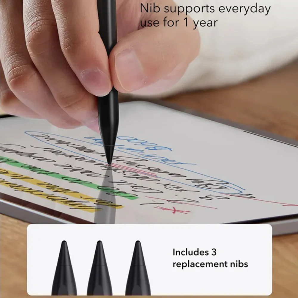ESR Touch Pen for Apple iPad, Active Version, Black - Image 5