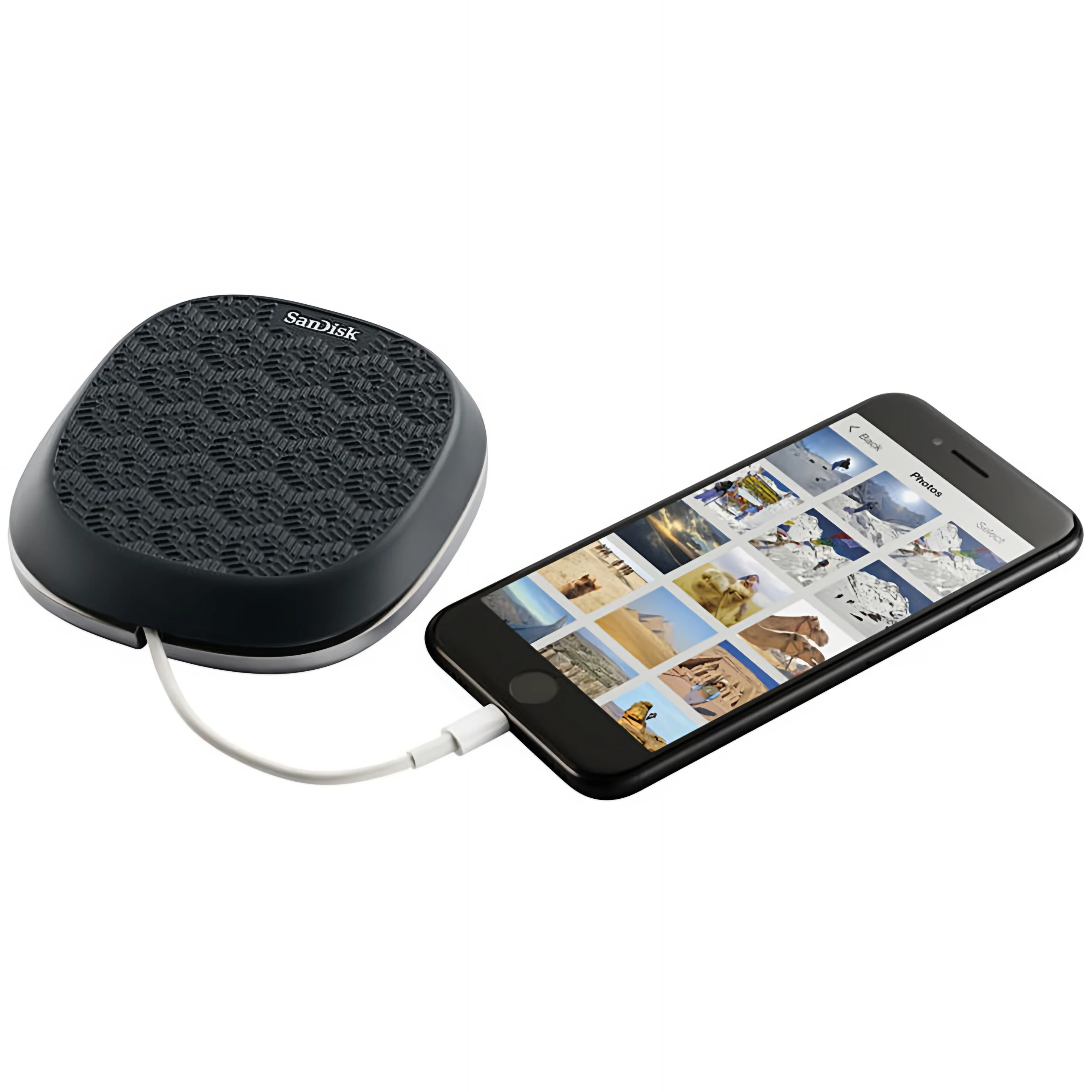 External Lightning Memory (Charging, Backup) SanDisk iXpand Base, 128Gb for Apple Lightning Series SDIB20N-128G-GN-9KE - Image 6