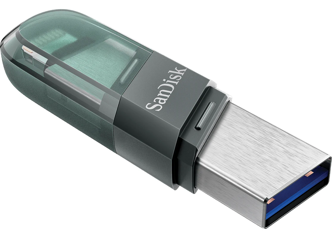 External Memory USB-A 3.1 / Lightning SanDisk iXpand Flip, 64Gb SDIX90N-064G-GN6NN - Image 2