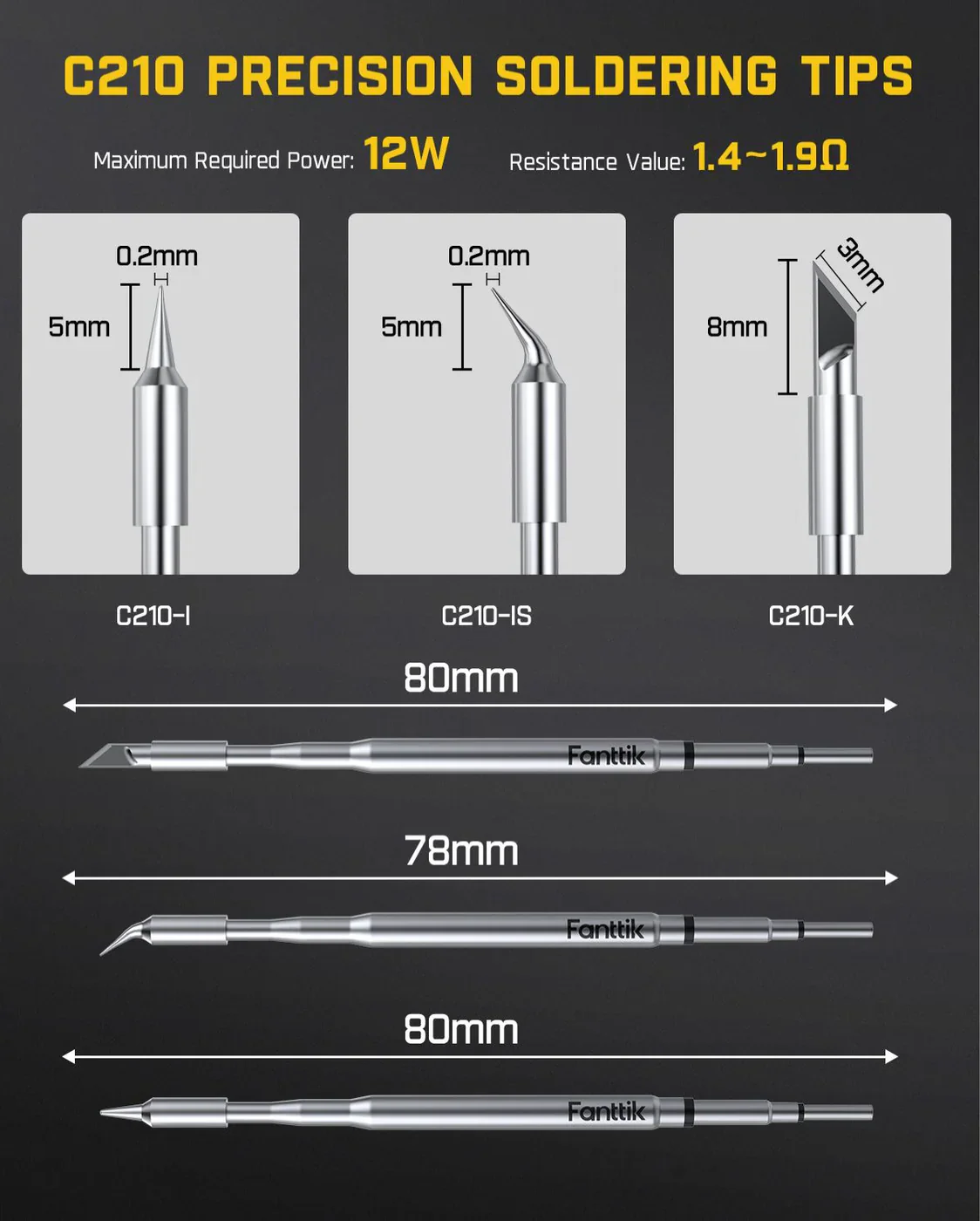 Fanttik T1 Max Soldering Iron, 8in1 - Image 4