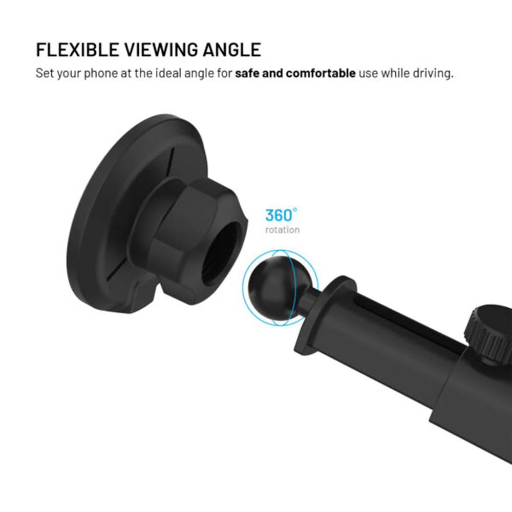Fixed MagRound 2 XL Wireless Car Charger, 15W, 1.67A, Black - Image 3