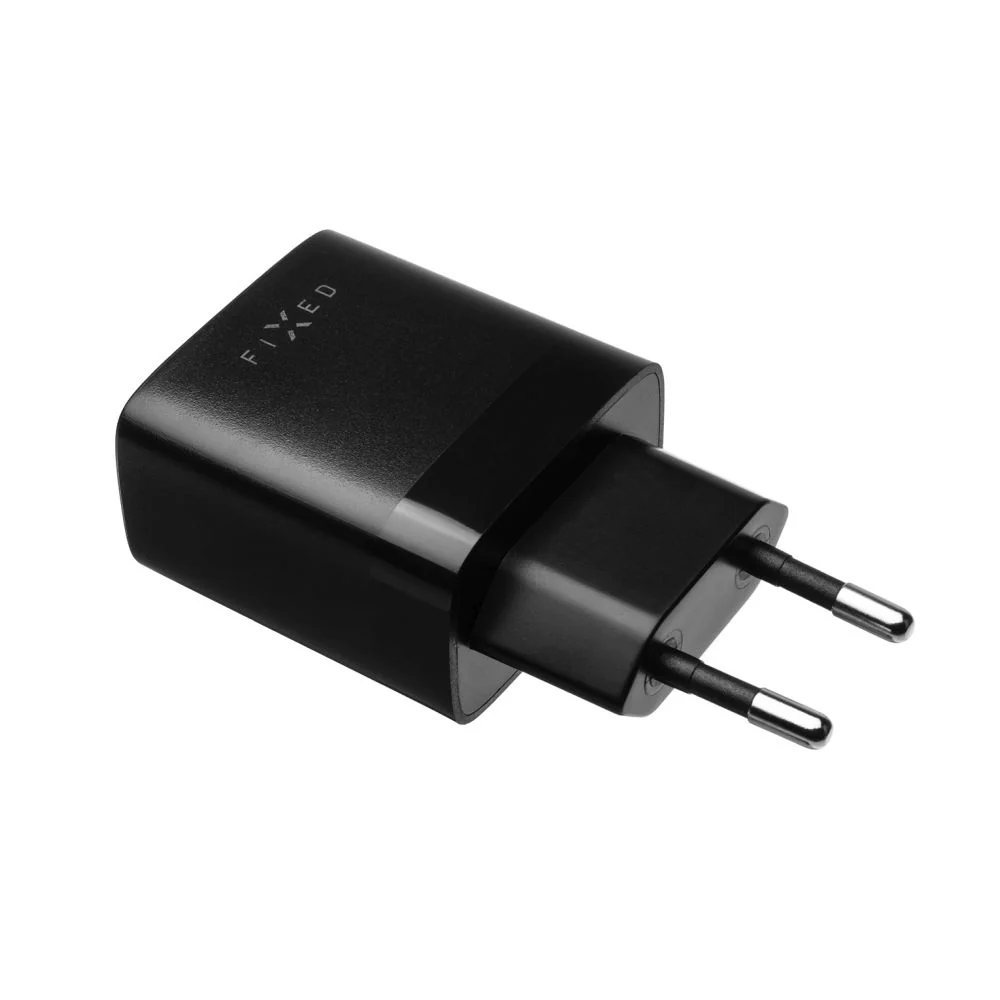 Fixed Network Charger with microUSB Cable, 17W, 3A, 2 x USB-A, Black - Image 3