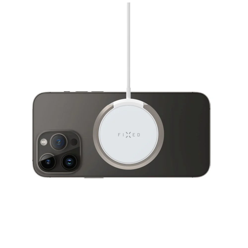 Fixed Ring Wireless Network Charger, 15W, 1.67A, White - Image 2