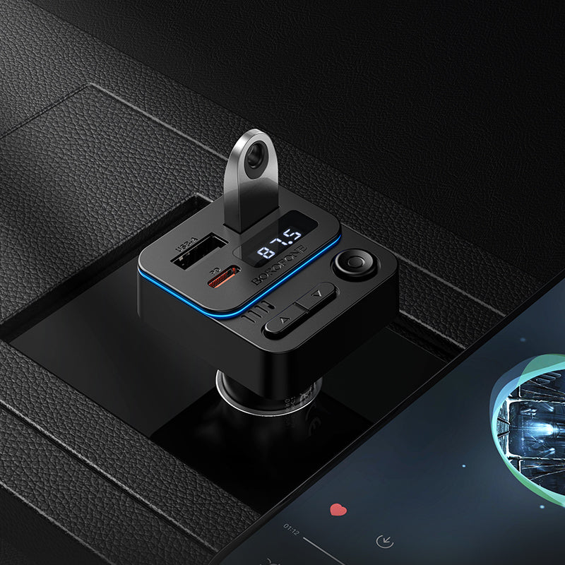 FM Bluetooth Modulator Borofone BC60 Hero, 2 x USB-A - 1 x USB-C - Image 7